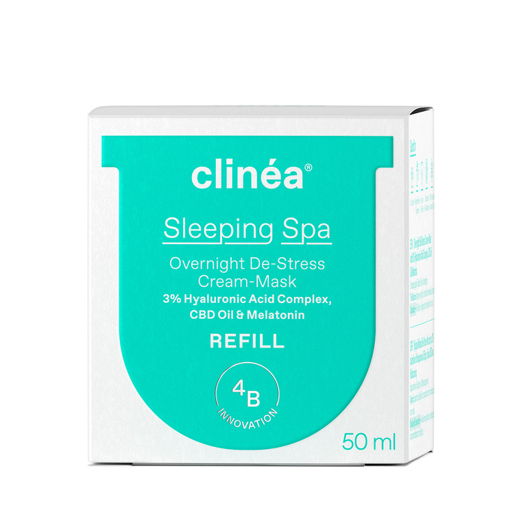CLINEΑ - SLEEPING SPA Overnight De-Stress Cream-Mask (refill) - 50ml